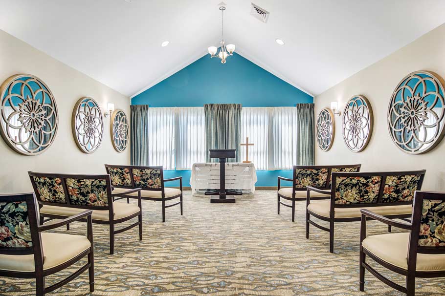 The chapel at Cottonwood Estates