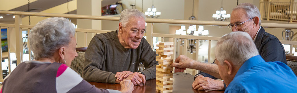 Residents enjoying activities and events at Cottonwood Estates